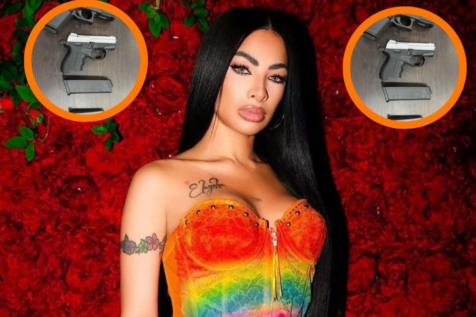 Detienen a “Yailin La Más Viral” con dos pistolas en Santo Domingo Este